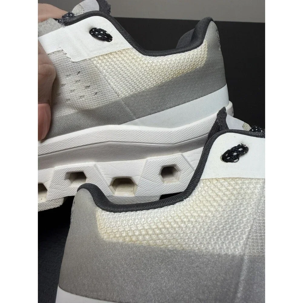 On CloudMonster Running Shoes White Black Womens Size 8.5 US Style# 61.98433 - Picture 13 of 15